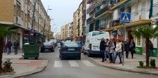 Calle Emperador Trajano, recientemente acondicionada. /J. C. GONZÁLEZ