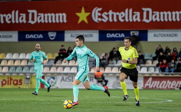El Granada en su último partido, en Reus./LOF