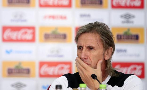 El entrenador de la selección peruana de fútbol, el argentino Ricardo Gareca./EFE