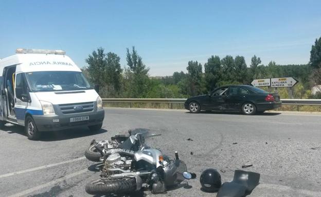El accidente se ha producido poco después de las dos de la tarde. /TORCUATO FANDILA