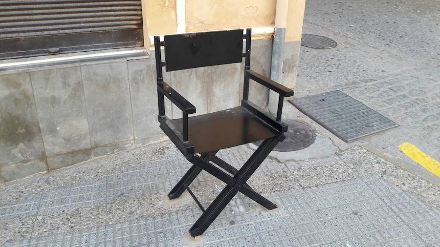 Una de las sillas en las que se ha eliminado la información.