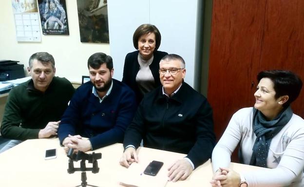 Los concejales populares. /IDEAL GUADIX