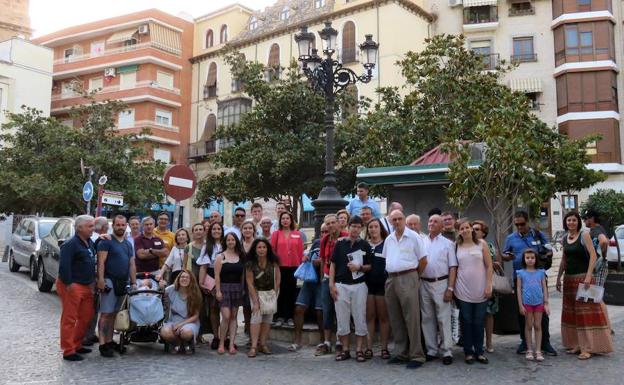 Parte de la familia reunida en Loja hace algunas semanas.