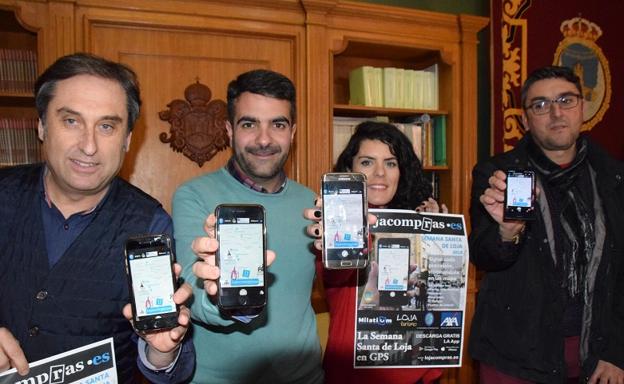 Turistas y lojeños podrán seguir las procesiones de la Semana Santa Lojeña por GPS