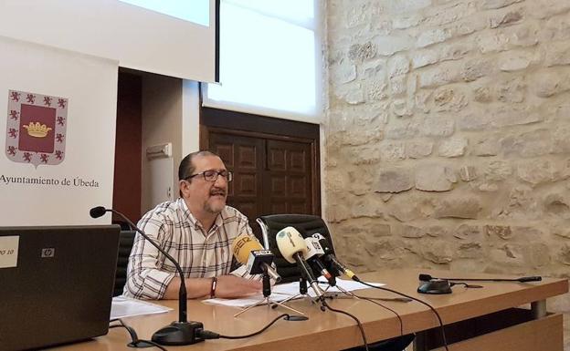 Juan Ramón Martos durante la presentación.