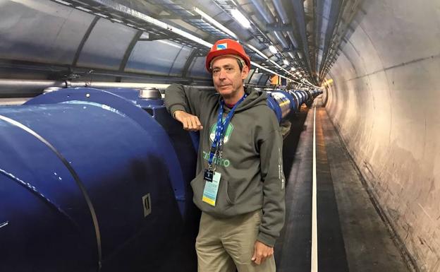 José María Díaz en las instalaciones del CERN.