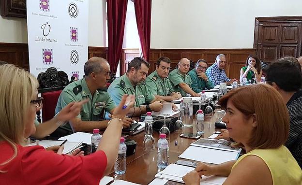 Junta local de seguridad celebrada en Úbeda.