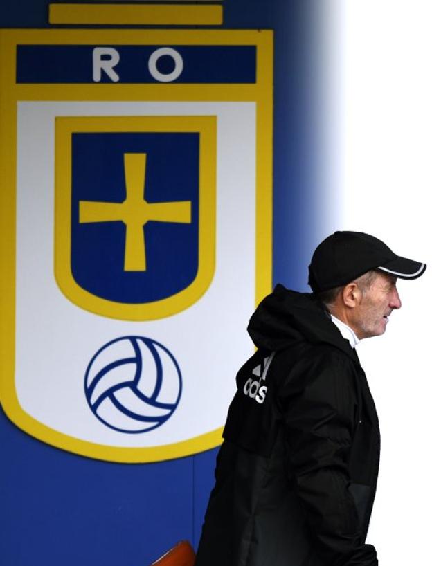 Juan Antonio Anquela, técnico del conjunto carbayón, opina que la Segunda División es una categoría en la que hay que saber sufrir.