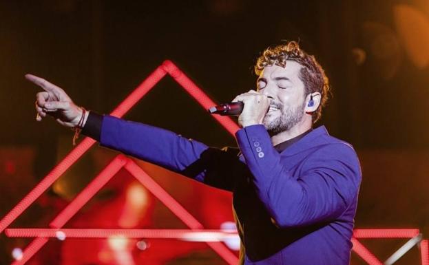 David Bisbal en concierto.