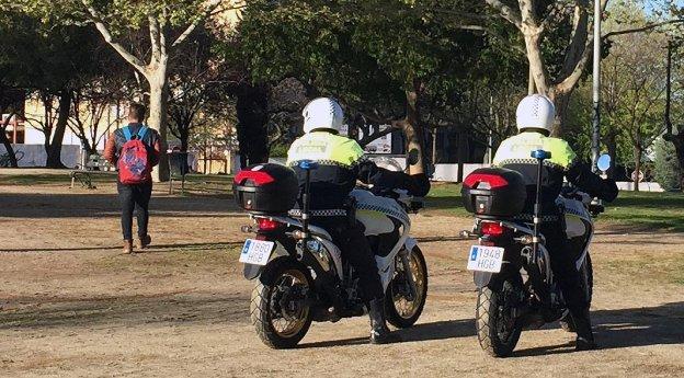 Vigilancia en un parque./ENRIQUE