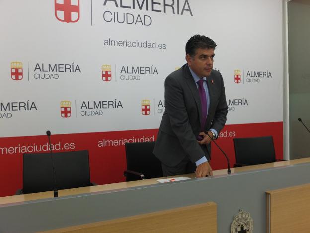 El portavoz de Ciudadanos Almería en el Ayuntamiento de la capital, Miguel Cazorla./S. G. H.