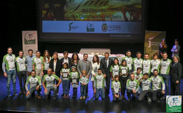 Alcaudete acoge una emotiva Gala del Ciclismo Jiennense 2017
