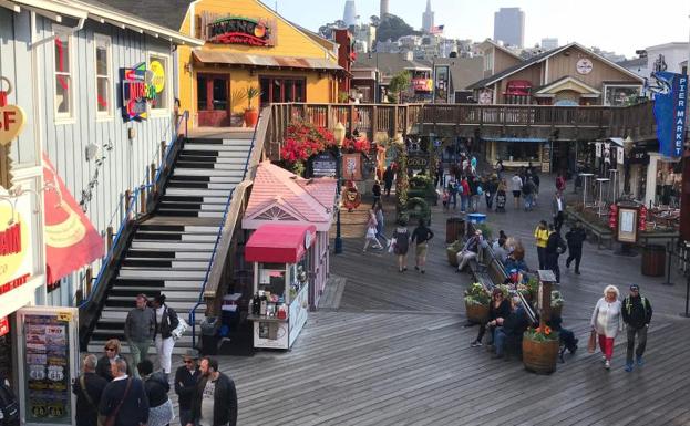 Everitt Aaron Jameson pretendía atentar en el Pier 39./Afp