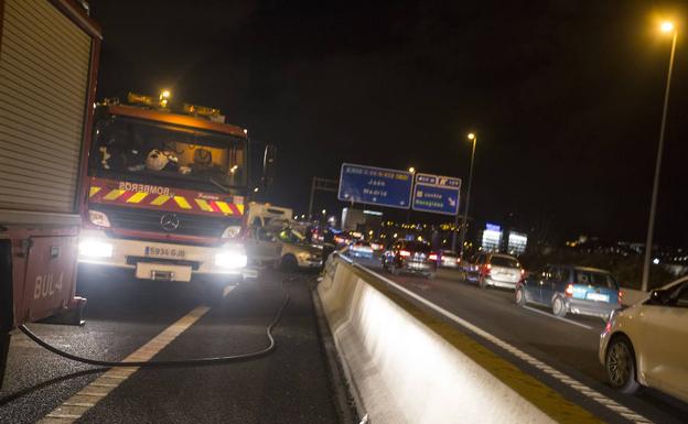 Accidente en la A-44./Alfredo Aguilar