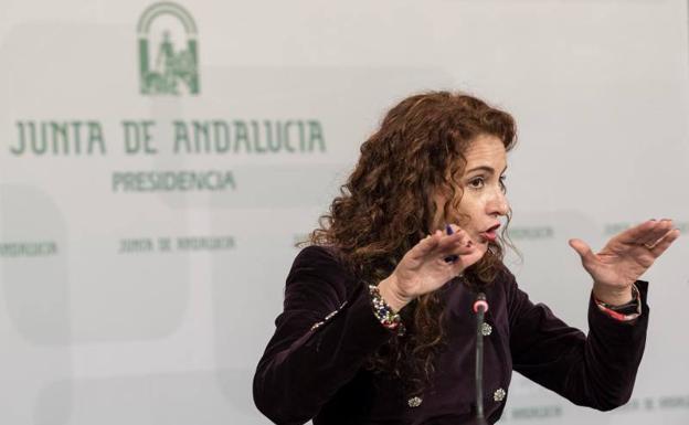 La consejera andaluza de Hacienda y Administración Pública, María Jesús Montero. /