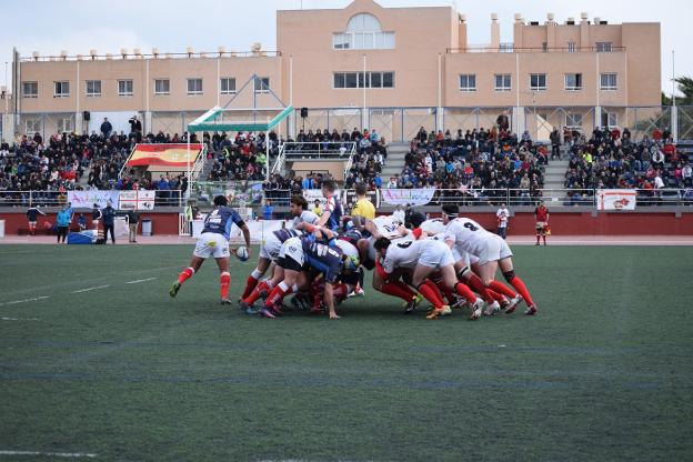 Unión Rugby Almería se agarra a la fe para tratar de sumar la primera victoria de la temporada, tras doce derrotas consecutivas./URA