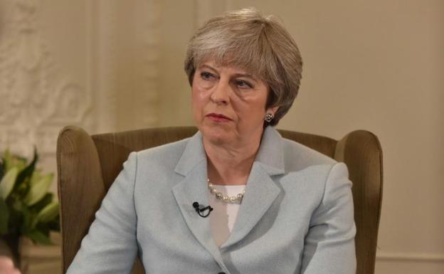 La primera ministra británica, Theresa May./Afp