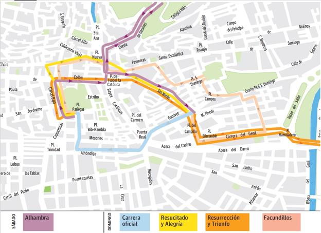 Guía del Domingo de Resurreción en Granada: itinerarios, horarios y recorridos de las cofradías