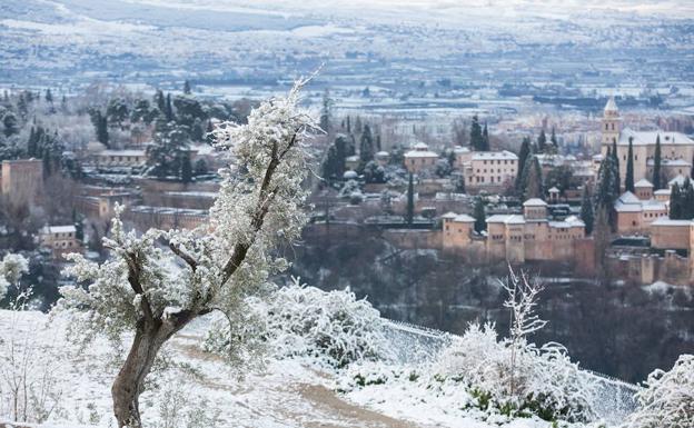 Granada, en aviso amarillo hoy por nevadas, vientos y fenómenos costeros