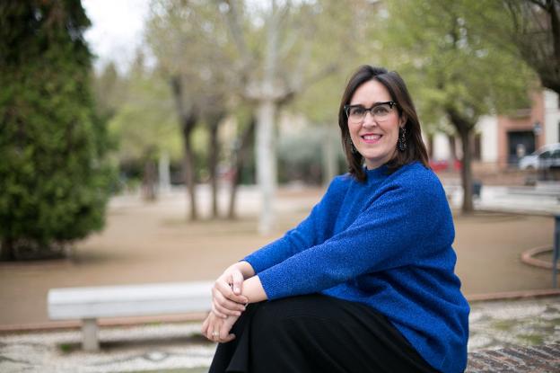 María Francés en el Campo del Príncipe./Alfredo Aguilar