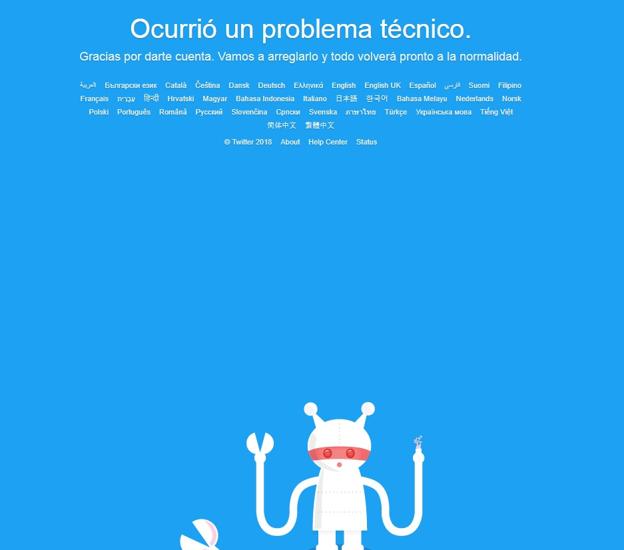 Caída masiva de Twitter a nivel mundial hoy martes: así puedes actualizar tu timeline