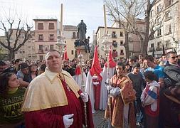 La Hermandad de la Santa Cena en una imagen de archivo. /A. AGUILAR/