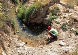 Donde estaba el puente, ahora solo hay un montón de tierra. :: RAMÓN L. PÉREZ/