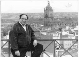 García Raya en su ciudad natal. /T. F./