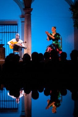 Marina Heredia, en un momento de su recital. / A. AGUILAR/