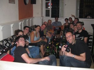 Los usuarios de Twitgraná, en su reunión mensual. /V. C./