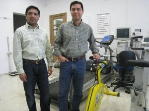 Los profesores Daniel Uceda y Andrés Orellana. / IDEAL/