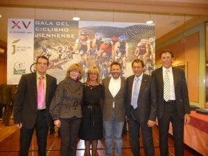 La capital acogió la XV Gala del Ciclismo Jienense. ::IDEAL/