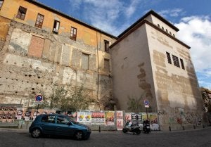 El palacete del Cuarto Real de Santo Domingo que tiene que ser restaurado. :: RAMÓN L. PÉREZ/