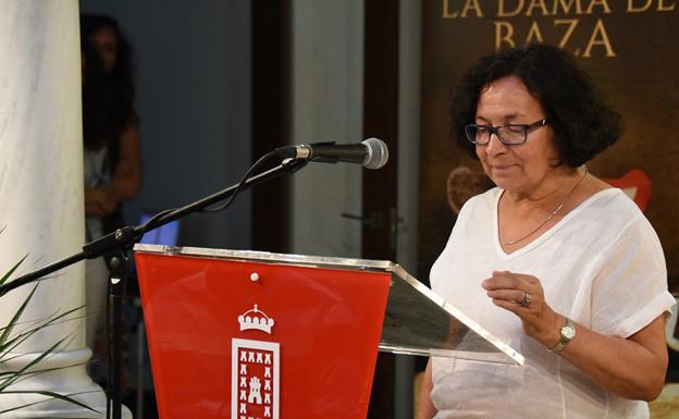Concha García, recitó algunos de sus poemas/RICARDO CAÑABATE