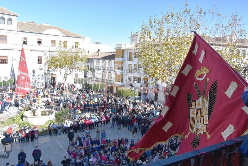 Los escolares han vuelto a la Plaza Mayor, acotada por colegios un 3 de diciembre