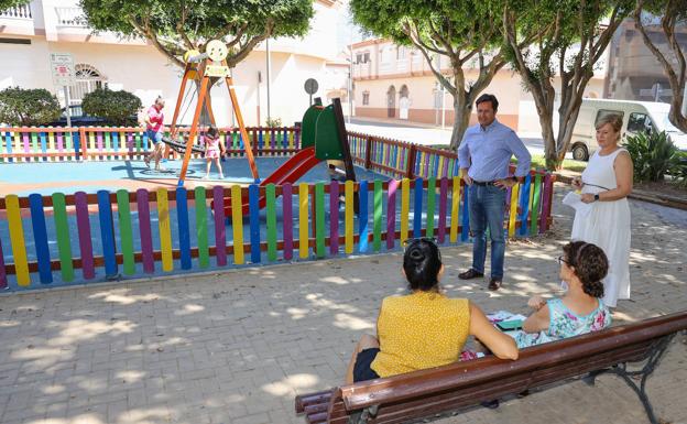 Finaliza la remodelación de dos nuevas plazas en el barrio ejidense de Las Pameras