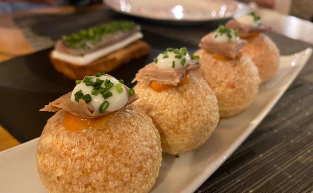 Bocados de la taberna Tragatá, enRonda.