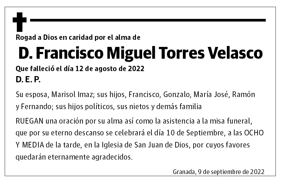 Francisco Miguel Torres Velasco