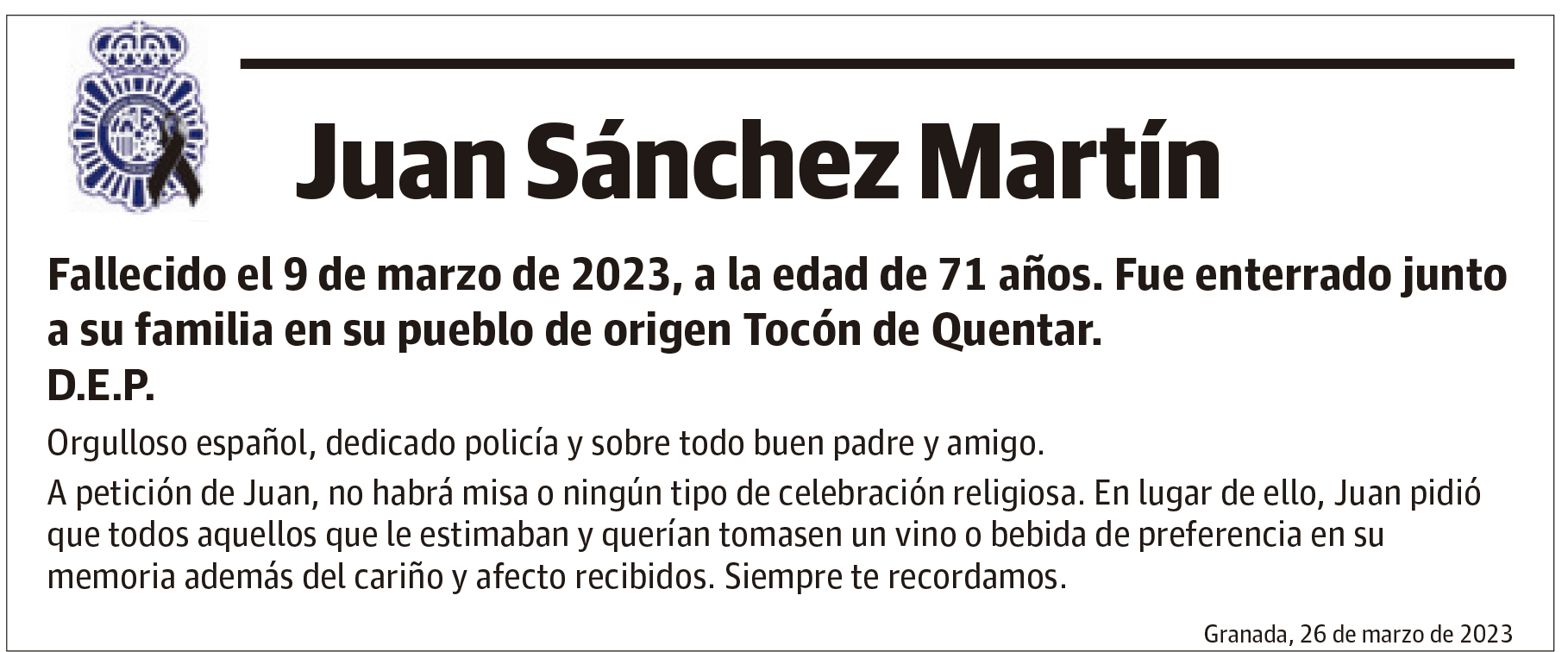 Juan Sánchez Martín