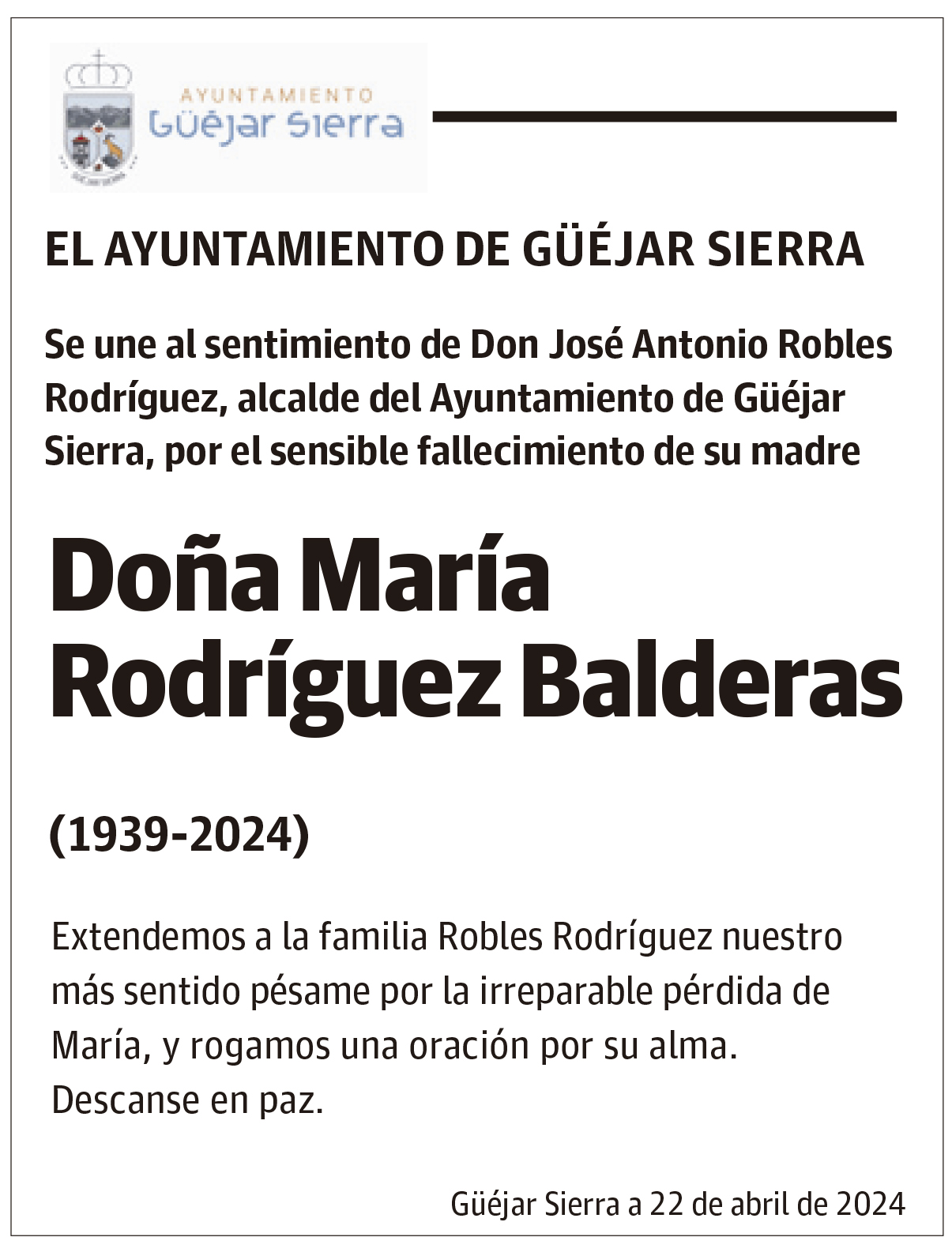 Doña María  Rodríguez Balderas