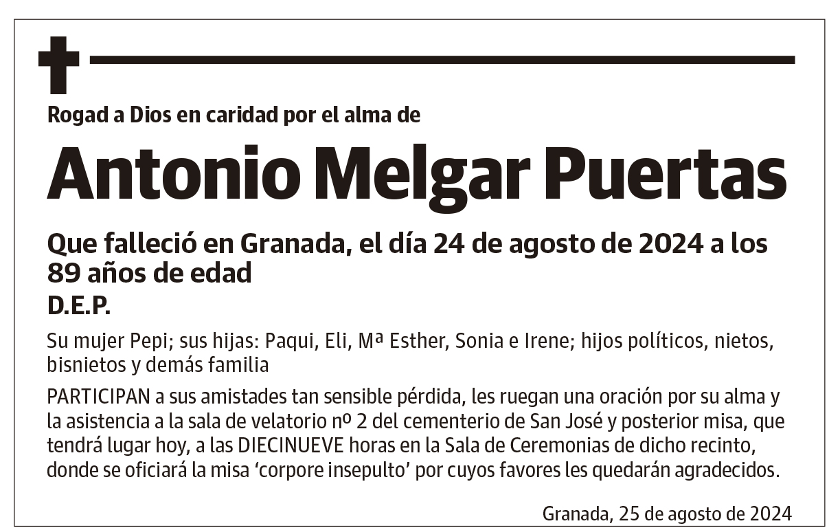 Antonio Melgar Puertas