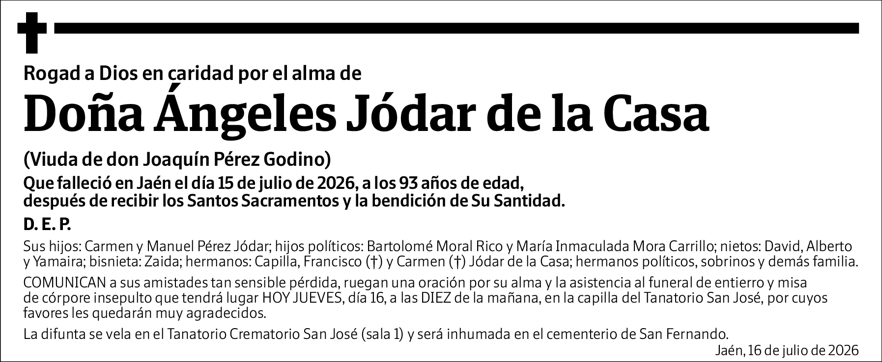 Ángeles Jódar de la Casa