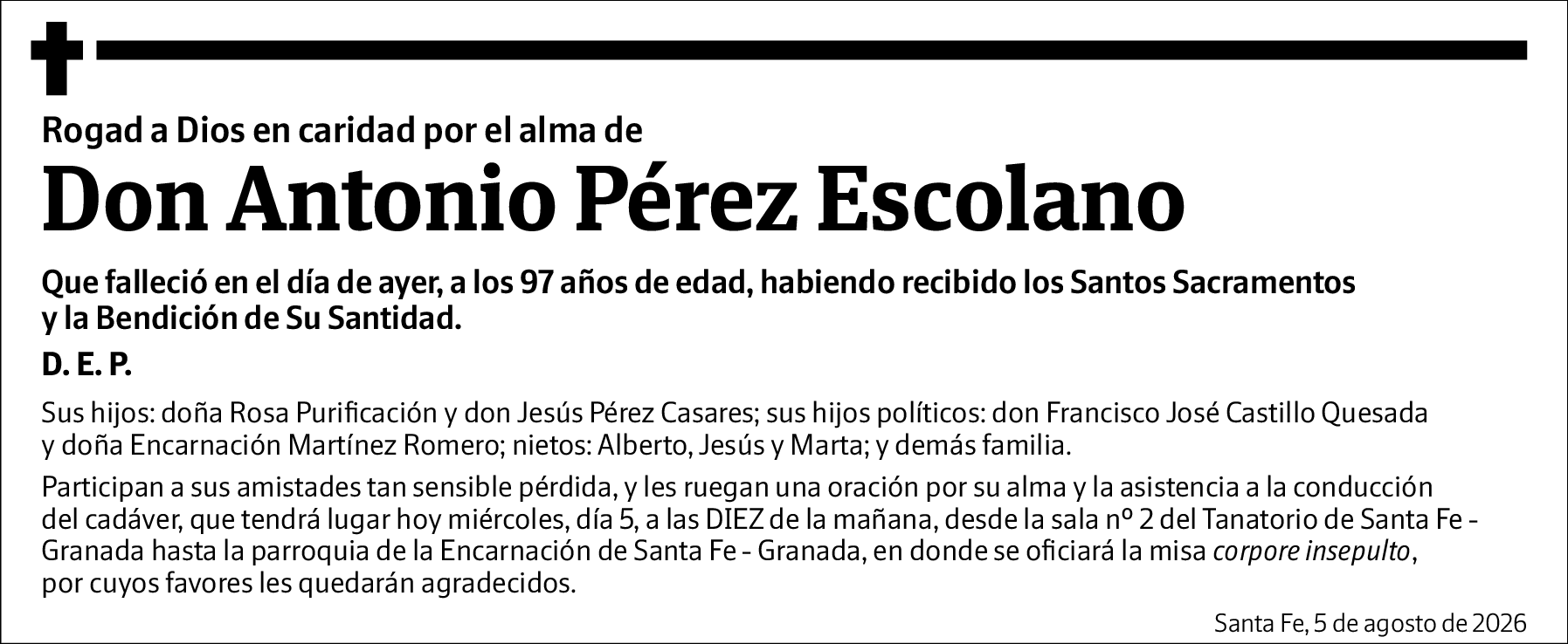 Antonio Pérez Escolano