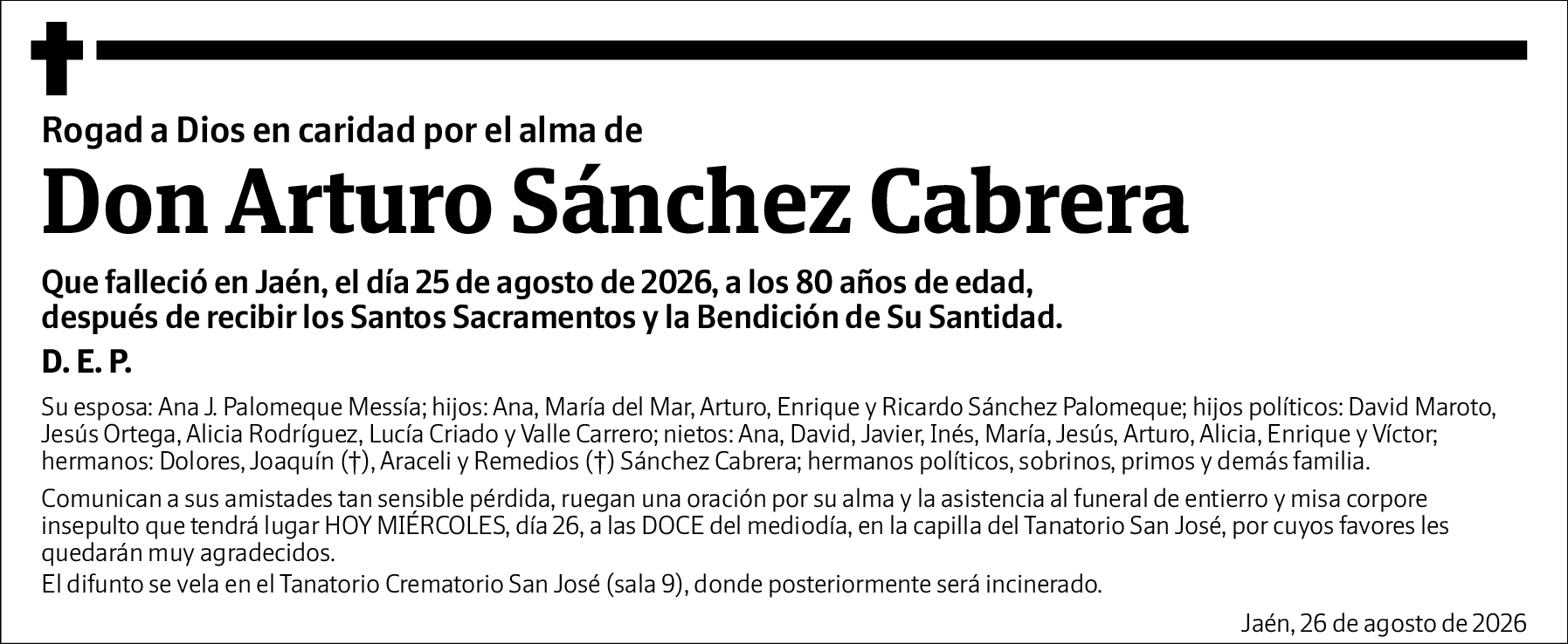 Arturo Sánchez Cabrera