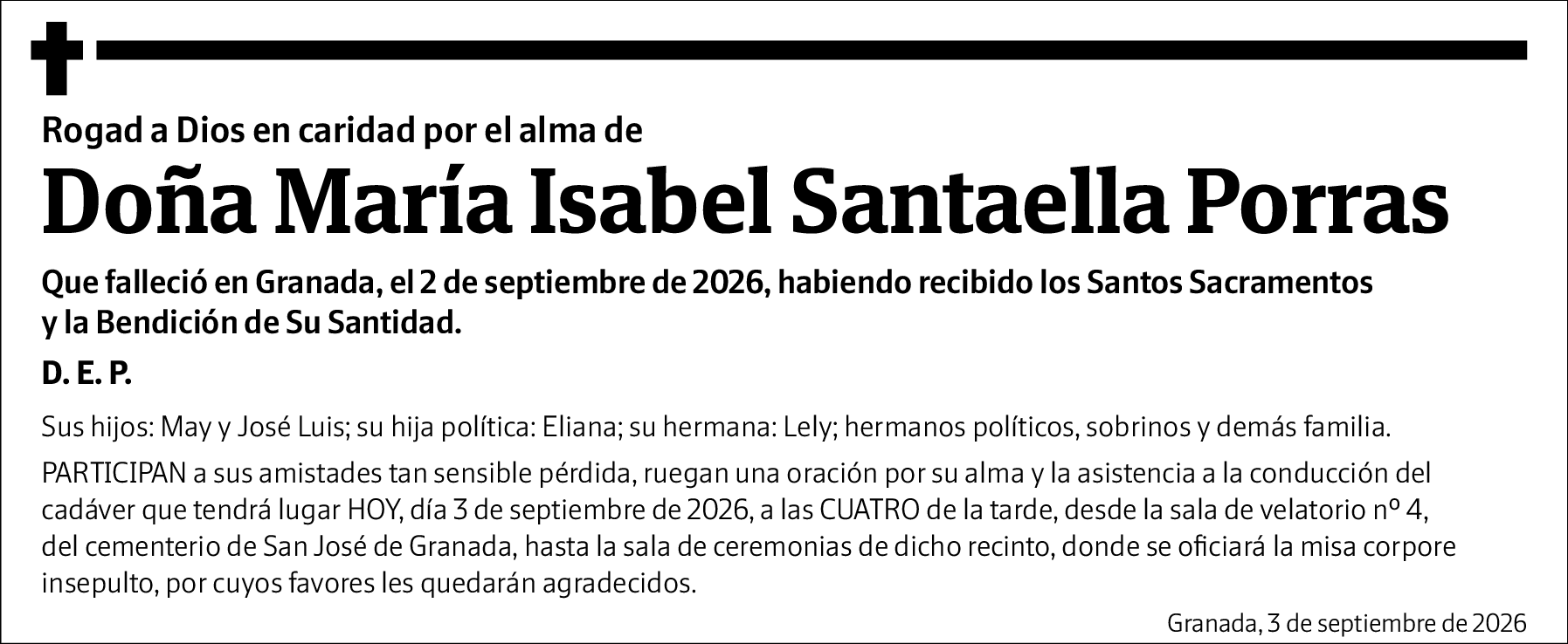 María Isabel Santaella Porras