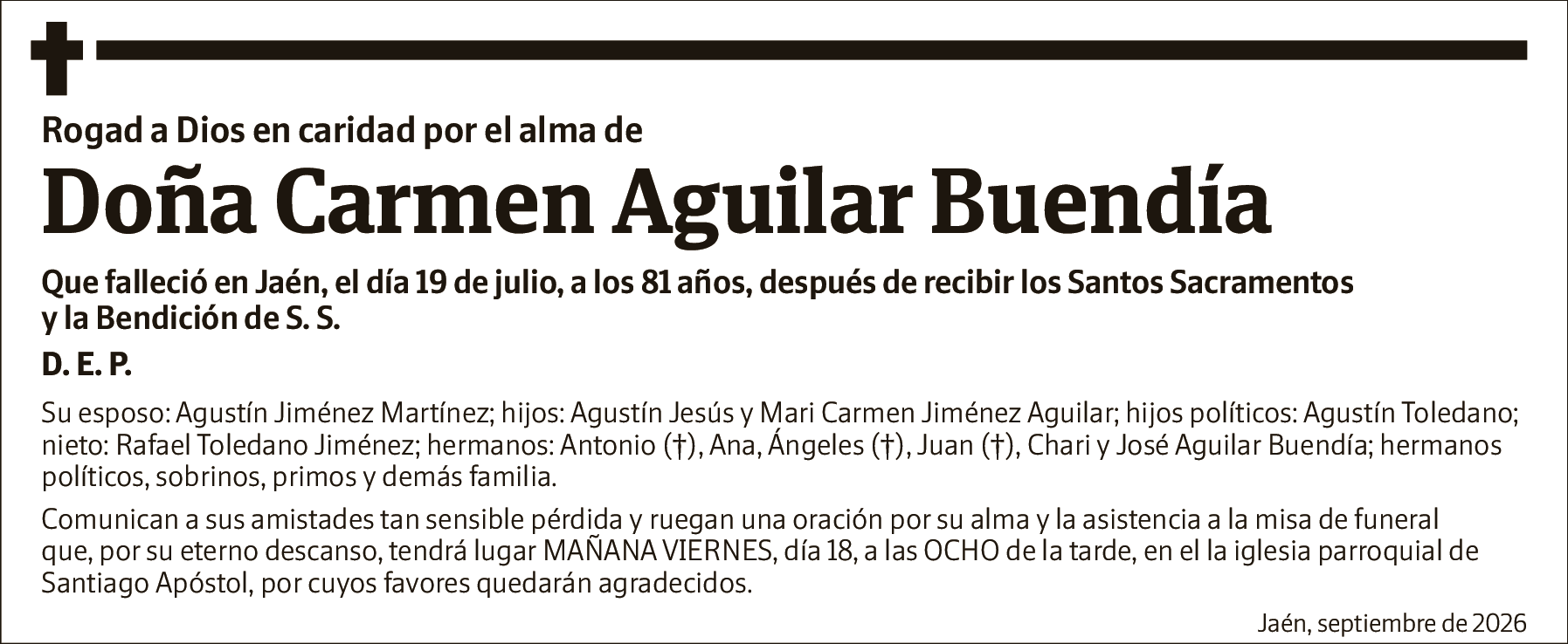 Carmen Aguilar Buendía