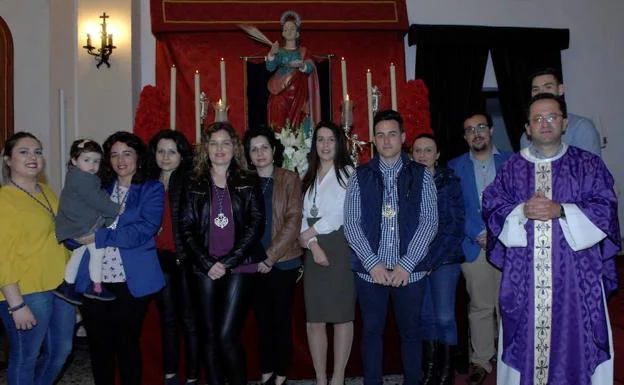 La copatrona de Murchas será restaurada en Sevilla gracias a los devotos del pueblo y la Junta de Andalucía