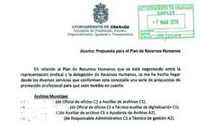 El documento de la polémica, al que ha tenido acceso IDEAL./IDEAL