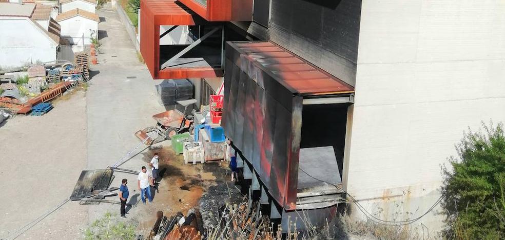 Incendio en el Edificio de Usos Múltiples de La Iruela
