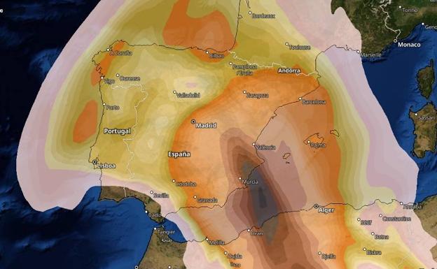 Polvo sahariano: La calima convierte hoy a España en el país más  contaminado del mundo | Ideal